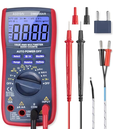 AstroAI True RMS Digital Multimeter with Auto-Ranging