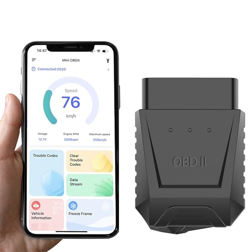Wireless OBD2 Bluetooth Car Diagnostic Scanner for iOS & Android