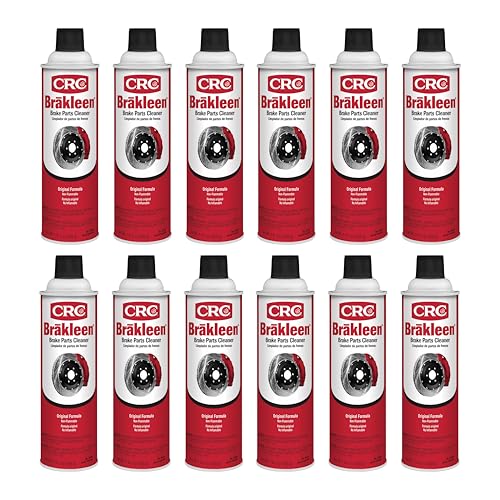 CRC Brakleen Non-Flammable Brake Cleaner Spray, 19 oz (12 Pack)