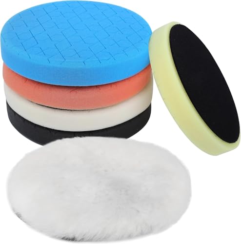 6-Inch Buffing and Polishing Pads - 6 Pack