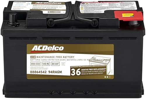 ACDelco Gold AGM Group 94R Battery with 36-Month Warranty