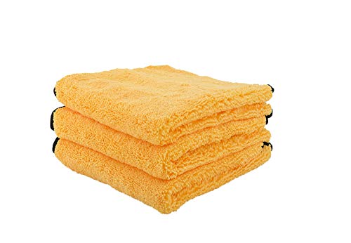 Chemical Guys Ultra-Soft Microfiber Towels ,  3 Pack, 16" x 16"