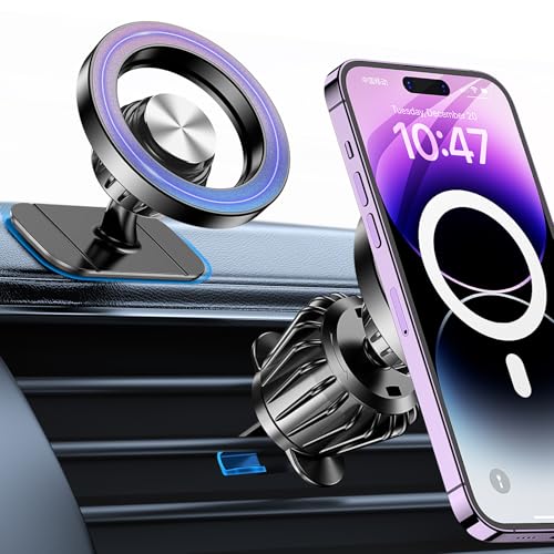 Magnetic Magsafe Car Phone Mount with Strong Adhesive
