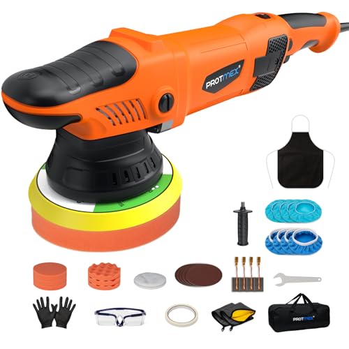 Protmex 1200W Dual Action Car Polisher with Variable Speed