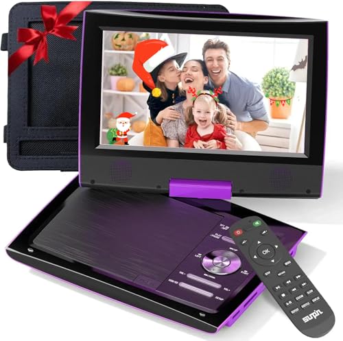 11.5" Swivel Portable DVD Player with Car Mount and Remote