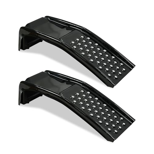 Rockland Heavy-Duty Steel Car Ramp Set - 4 Ton Capacity