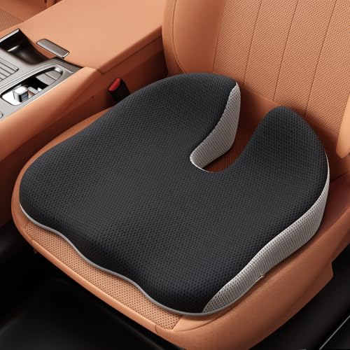 Memory Foam Car Seat Cushion for Back Pain Relief
