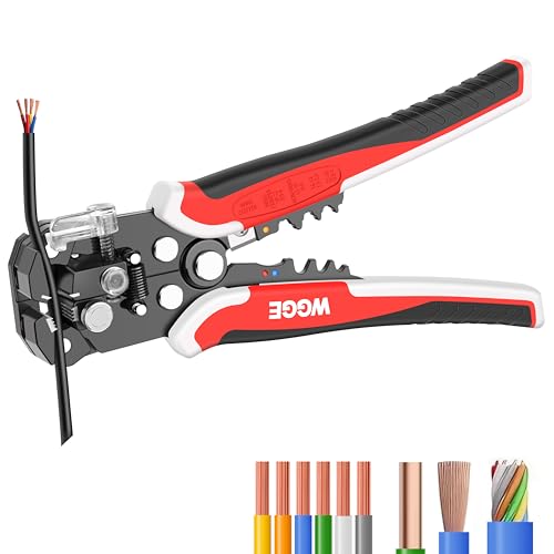 WGGE 3-in-1 Automatic Wire Stripper, Cutter, and Crimper for AWG 10-24