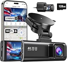 REDTIGER 4K Dash Cam Front and Rear