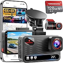 4K Dual Dash Cam Front and Rear