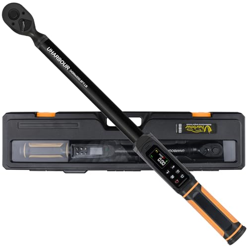 Digital 1/2-inch Drive Torque Wrench with LED and Vibration Alerts