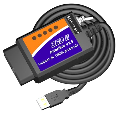 OBD2 to USB Diagnostic Cable for Windows Laptops