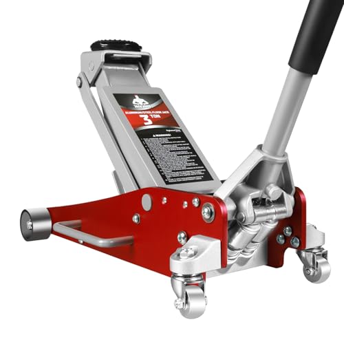 Jack Boss 3 Ton Low Profile Aluminum and Steel Racing Floor Jack