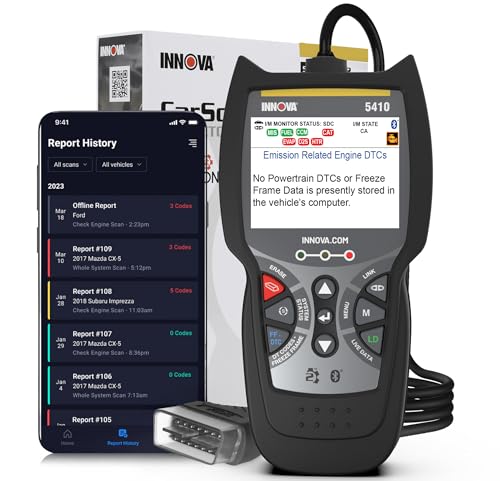 Innova 5410 OBD2 Scanner for Engine, ABS, SRS & Transmission Diagnostics