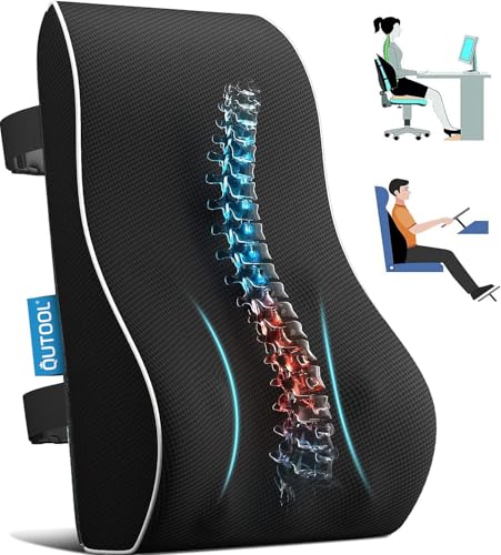 Ergonomic Lumbar Support Pillow for Office and Car Chairs
