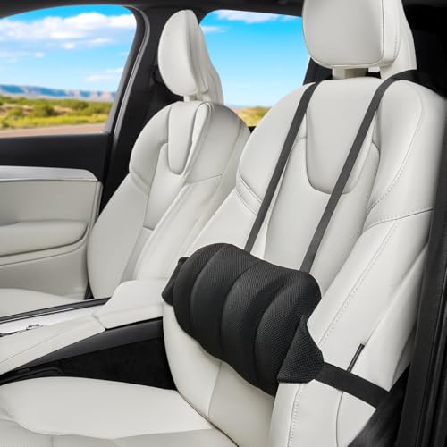 Adjustable Lumbar Support Pillow for Car and Office Chairs