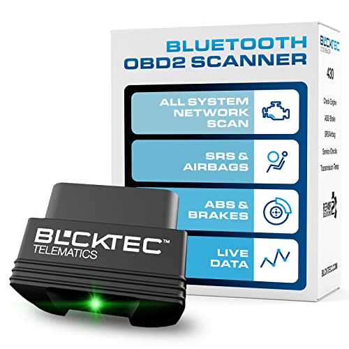 BLCKTEC 430 Bluetooth OBD2 Scanner for iPhone & Android