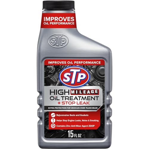 STP High Mileage Oil Treatment with Leak Stopper