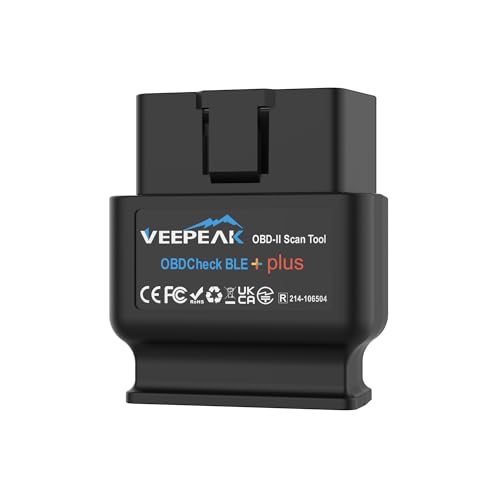Veepeak OBDCheck BLE+ Bluetooth OBD II Scanner for iOS & Android