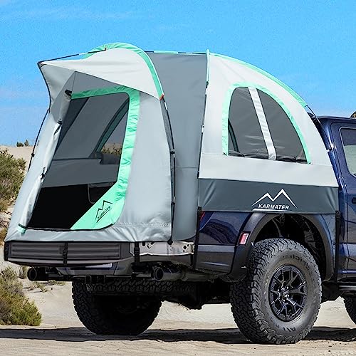Waterproof Pickup Truck Tent for 5.5-6 Ft Beds, 2-Person Camping Shelter
