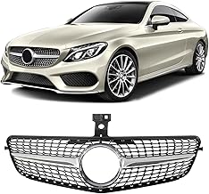KARPAL Diamond Grille for 2008-2014 Mercedes W204 (Silver)