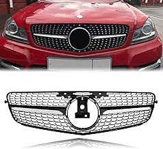 Diamond Front Grille for Mercedes W204 (Black)